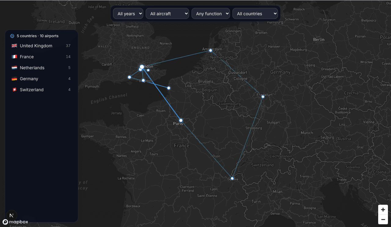 Log It interactive world map
